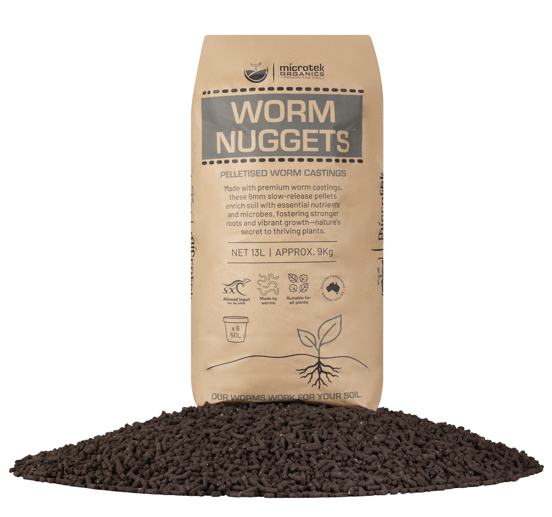 Worm Nuggets — Pelletised Worm Castings